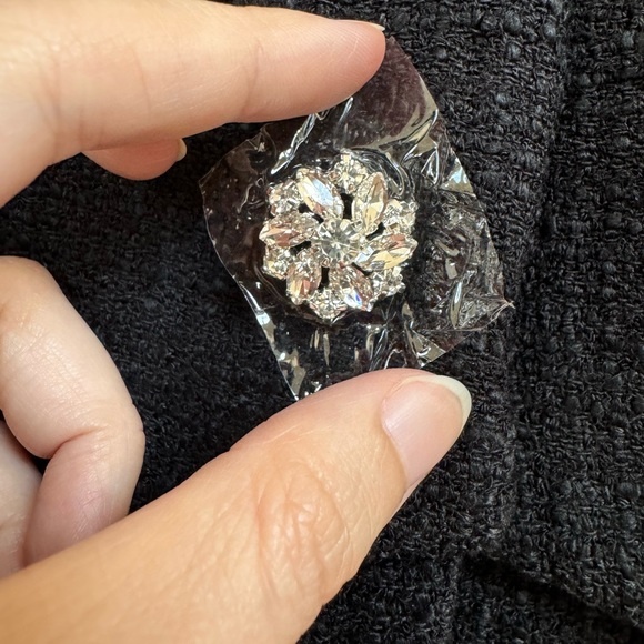 *SOLD* Sandro Manhattan Tweed Two Piece Mini Dress size 40 - Picture 4 of 7